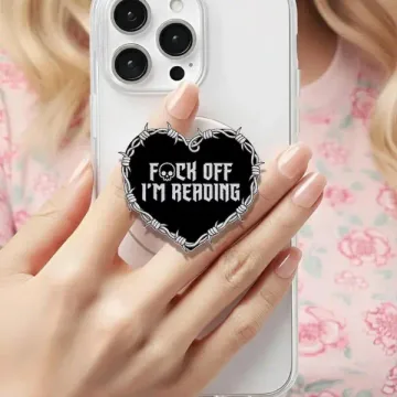 Fck Off I M Reading Barb Wire Heart Kobo Book MagSafe Phone Grip