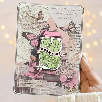 Book Fund Jar Kindle Book Lover Bookish Magnetic Cute Phone Grip