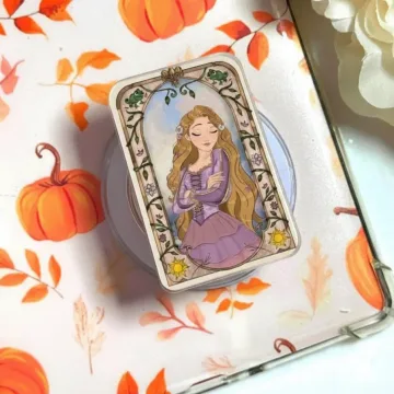 Tower Princess Long Hair Magnetic Cute Trendy Stylish Phone Grip