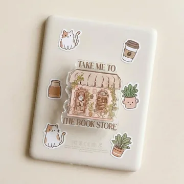 Book Lovers Kindle Bookish Cute Trendy Stylish MagSafe Phone Grip