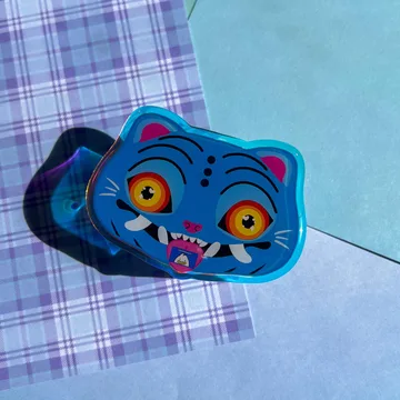 Kpop Blue Tiger Anime Manga Magnetic Cute Trendy Stylish Phone Grip