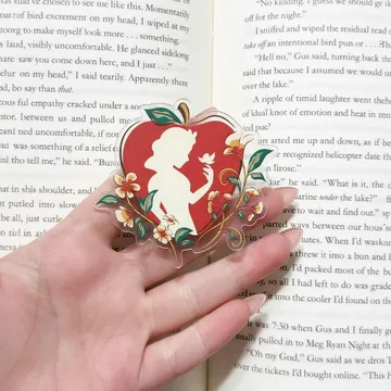 Red Apple Heart with Flowers Valentine Cupid Magnetic Phone Grip