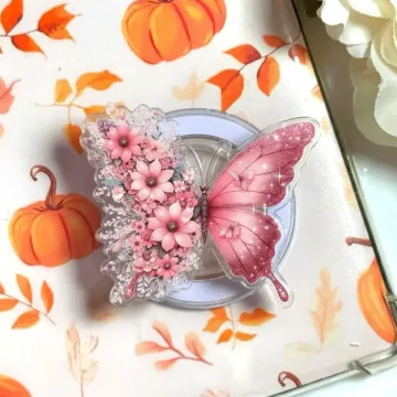 Colorful Butterfly Vibrant Butterfly Kawaii MagSafe Phone Grip