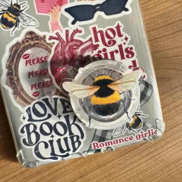 Bee Kindle Bookish Book Lover Sticky Compact MagSafe Phone Grip