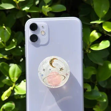 Moon Space Star Magnetic Cute Trendy Stylish Phone Grip