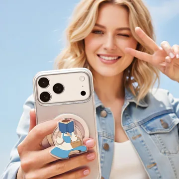 Belle Reading Magnetic Cute Trendy Stylish Phone Grip
