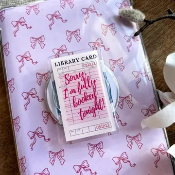 Sorry I M Fully Booked Tonight Kindle Library Card Phone Grip