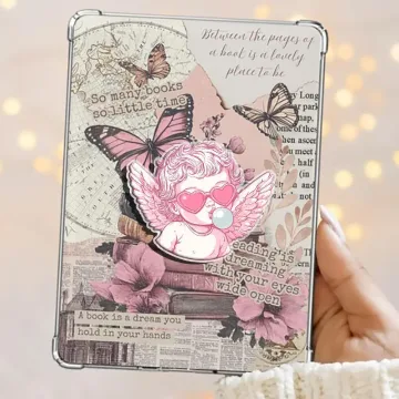 Bubblegum Angel Reading Dreaming Magnetic Cute Trendy Phone Grip
