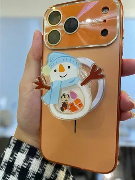 Snowman Magnetic Cute Trendy Stylish Phone Grip