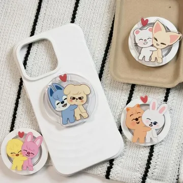 Kpop Character Idol Inspired Characters Secure and Trendy Phone Grip