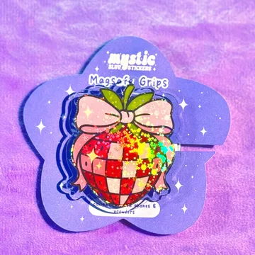 Strawberry Cute Trendy Stylish Aesthetic MagSafe Phone Grip