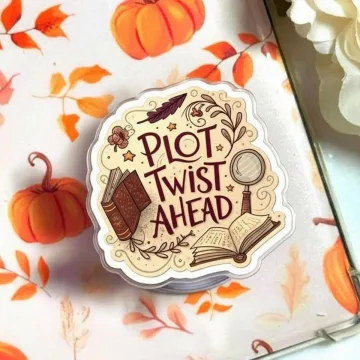 Plot Twist Ahead Bookish Kindle Book Lover Magnetic Phone Grip