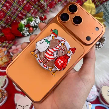 Christmas Geese Holiday Santa Snowflake Cute MagSafe Phone Grip