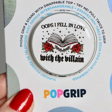 Villain Lover Dark Romance Bookish Theme Kindle Book Lover Phone Grip