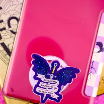 You Do Not Yield Glitter Fantasy Girlie Romantasy MagSafe Phone Grip