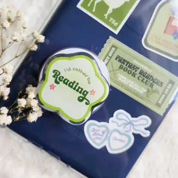 I D Rather Be Reading Magnetic Cute Trendy Stylish Phone Grip