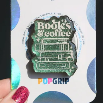 Bookish Color Shift Books Coffee Kindle Book Lover Phone Grip