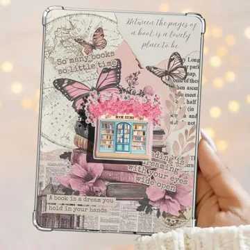 Blossom Bookstore Petal Page Kindle Book Lover Bookish Phone Grip