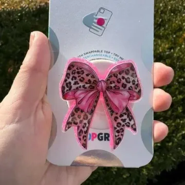 Bow Valentine Gift Cell Expanding Gift for Her Mount Phone Grip