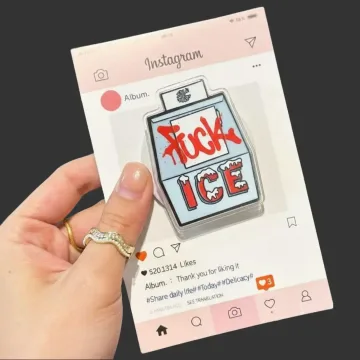 Fck ICE Bold Protest Statement Supports Chirla MagSafe Phone Grip