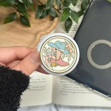 Cowgirl Kindle Tablets Bookish Book Lover MagSafe Phone Grip