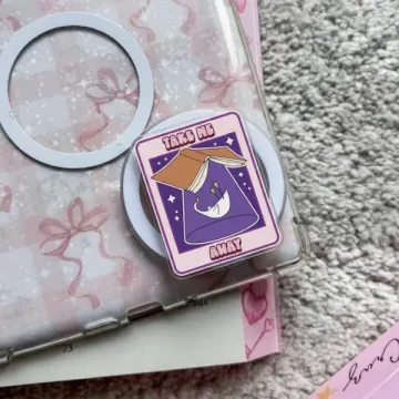 Book to Go Bookworm Gift Reader Gift Romance Reader Sticky Phone Grip