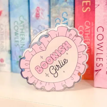 Bookish Girlie Pastel Reader Girly Book Lover MagSafe Phone Grip