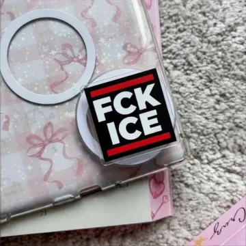Anti ICE Political Protest Bookish Kindle Book Lover Phone Grip
