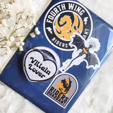 Villain Lover Glitter Kindle Bookish Book Lover Magnetic Phone Grip