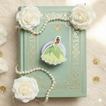 Green Lilypad Princess Magnetic Cute Trendy Stylish Phone Grip