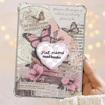 Hot Moms Read Books Kindle Coquette Heart Mama Bookish Phone Grip