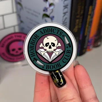 Horror Addicts Book Club Magnetic Cute Trendy Stylish Phone Grip
