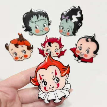 Kewpie Horror Babies Halloween Spooky Versatile Use Phone Grip