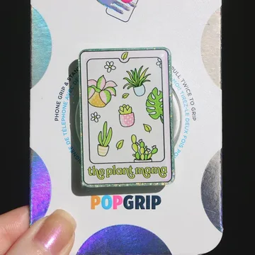 Plant Mama Green Sparkly Kindle Bookish Book Lover Phone Grip