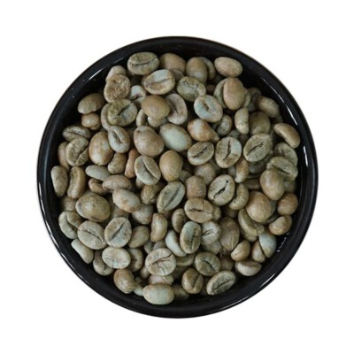 Hạt cà phê xanh Robusta Lam Hà (98% chín, quy trình tự nhiên, sàng 18/16, phơi nắng)