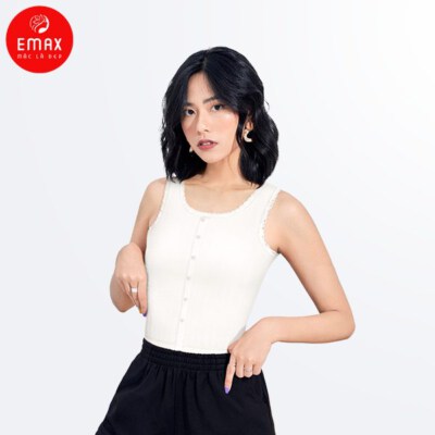 Áo Tank Top Cotton Rib Nữ (Co Giãn Bốn Chiều, Ôm Dáng, Thoáng Khí)