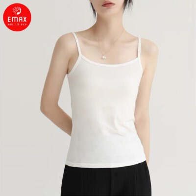 Áo Tank Top Cotton Cơ Bản Nữ (Kết Hợp Sợi Lụa Sen, Co Giãn Bốn Chiều, Ôm Dáng)