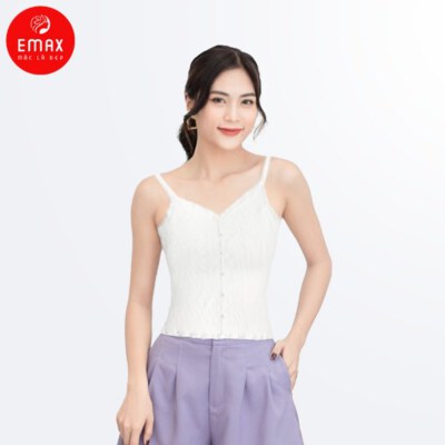 Áo tank top cotton rib Zen nữ (Hỗn hợp sợi lụa sen, co giãn bốn chiều, ôm body)