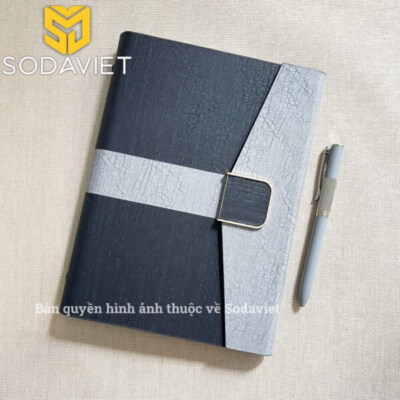 Sổ tay bìa Ring Binder Thermo PU (6-Ring, Có thể thay thế, 17 x 23 cm)