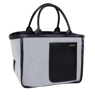 Eco-Friendly Coffee-Ground Recycled Canvas Tote Handbag (Removable Crossbody Strap, Open Top, 1–1.9L)