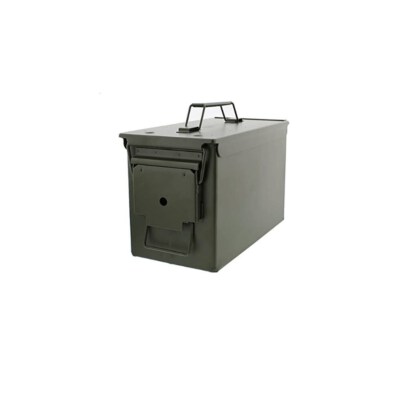 Powder-Coated Steel Storage Box for Ammunition & Tools
