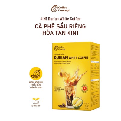 Durian White Coffee 4-In-1