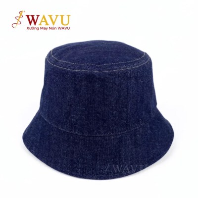 Denim Bucket Hat Custom Logo Embroidery