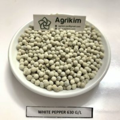 Steam-Processed Whole White Peppercorns
