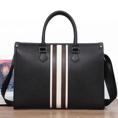 Premium Genuine Cow Leather Briefcase (Model G900, Fits 14–15 Inch Laptop)