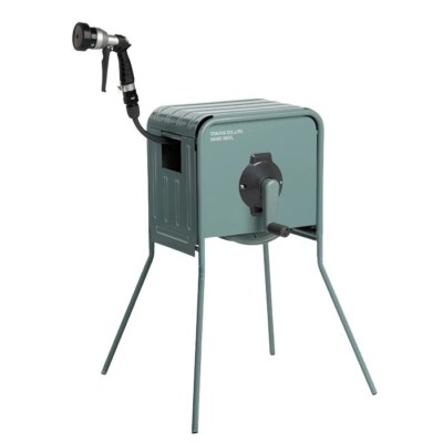 Lift Metal Box 20m Garden Hose Reel Set