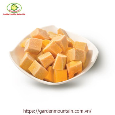 Frozen Steamed Delica Pumpkin Random Cuts