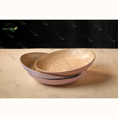 Spun Bamboo Dinner Plate