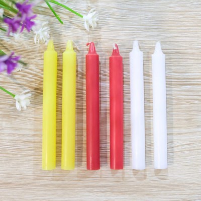 Dinner Taper Candle (12 Inch, Paraffin Wax, Optional Color)