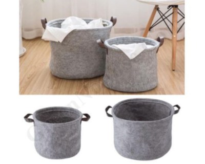 Felt Laundry Basket (Needle-Punched Felt, 80–1000gsm, 3–7mm Thickness, Assorted Colors)